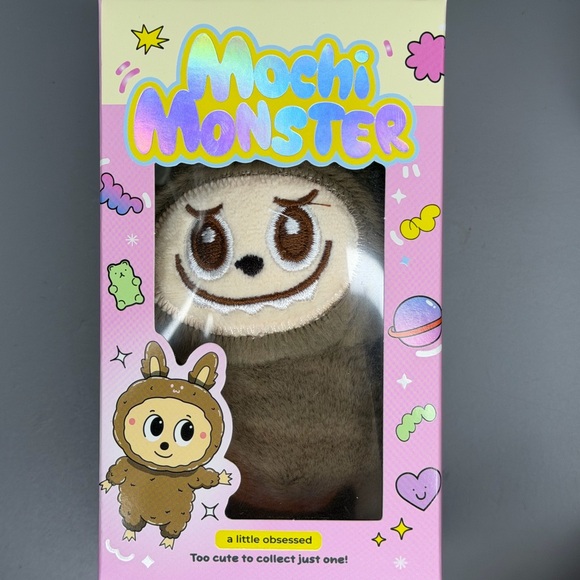 NWT Plush Monster Charm with Quirky Design - Picture 7 of 7